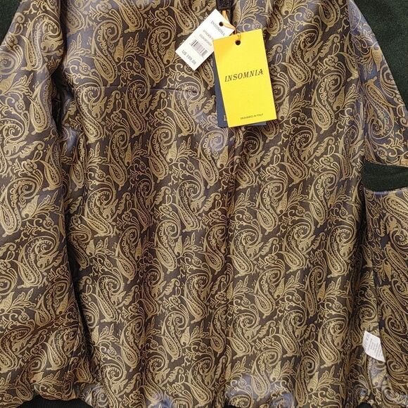 INSOMNIA BY MANZINI SOFT POLY WOOL BOMBER STYLE JACKET. - Picture 10 of 11